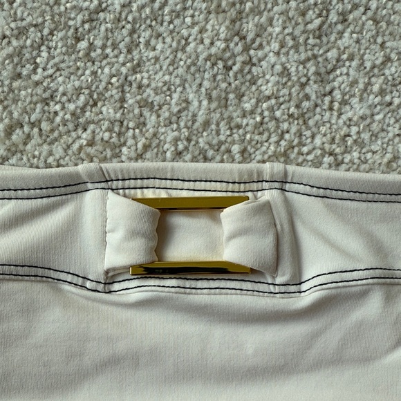 Bleu Rod Beattie White Halter Top and Bottom Bikini - Picture 6 of 8